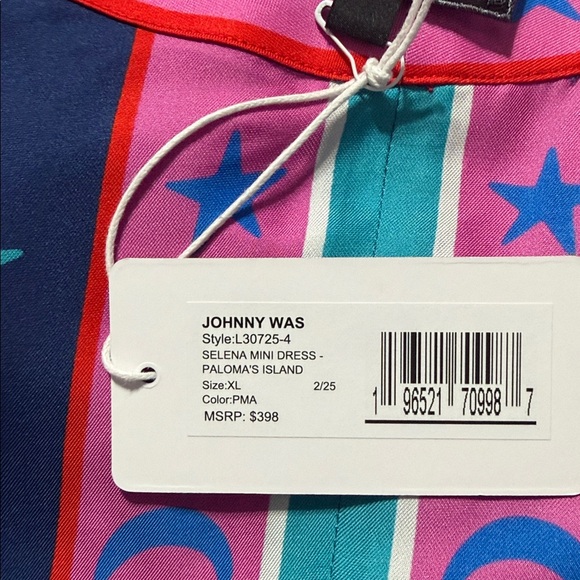 NWT Johnny Was Jade Selena Mini Dress Multicolor Embroidered dress - Picture 10 of 13